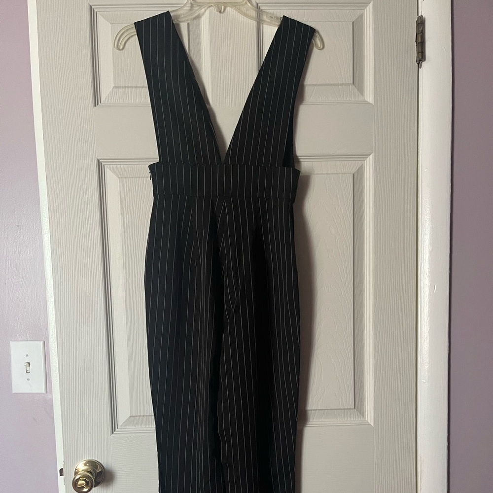 Pinstripe jumpsuit